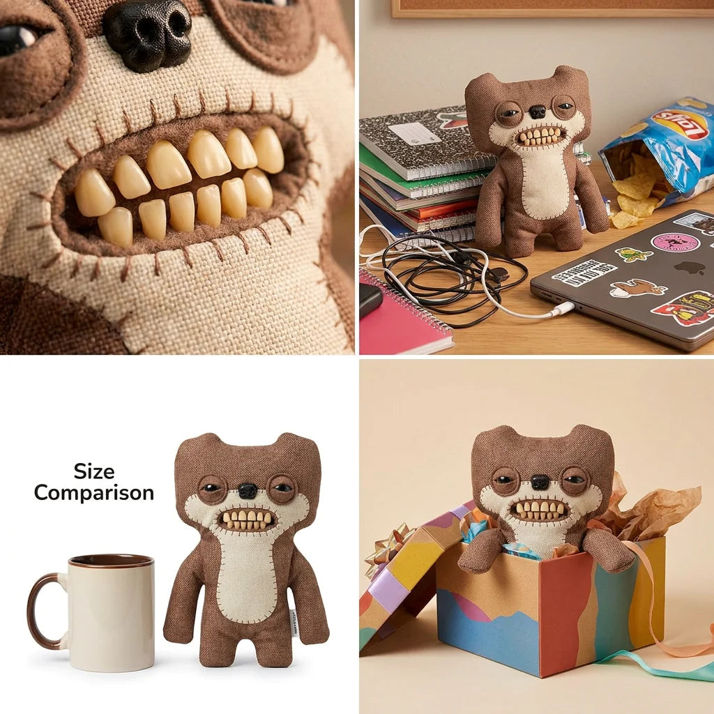 Fuggler Funny Ugly Monster - "The Teeth Monster" Creepy Cute Plush Toy